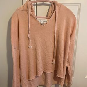 vintage havana 1954 cropped light hoodie